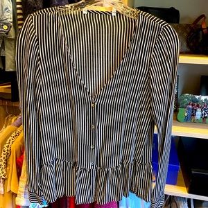 Zara striped blouse